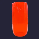 Vase "Onda" en verre de Murano couleur rouge