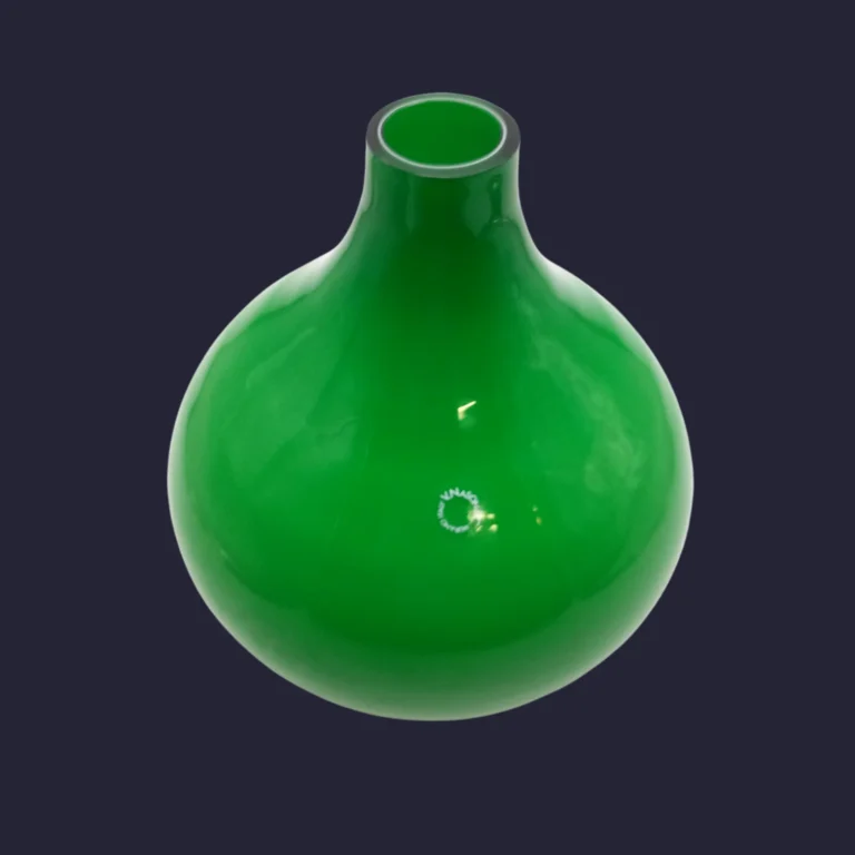 Vase jarre Opaline verte en verre de Murano - V. Nason & C.