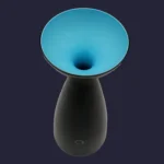 Vase "Chiaro-scuro" en verre de Murano