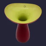 Vase "Primavera" en verre de Murano