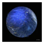 Boule Or Bleu - Impression de Jac Dedoy - VetrinArte