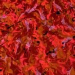 Soleil Rouge - Peinture de Rita Vandenherrewegen - VetrinArte
