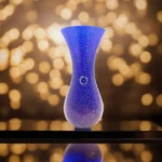 Vase "Cielo Stellato" bleu en verre de Murano - V. Nason & C.