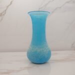 Vase étroit Antique bleu en verre de Murano - V. Nason & C.